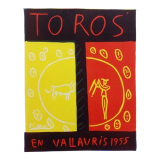 Picasso Lithograph 74 Toros en Vallaris Art in Posters For Sale