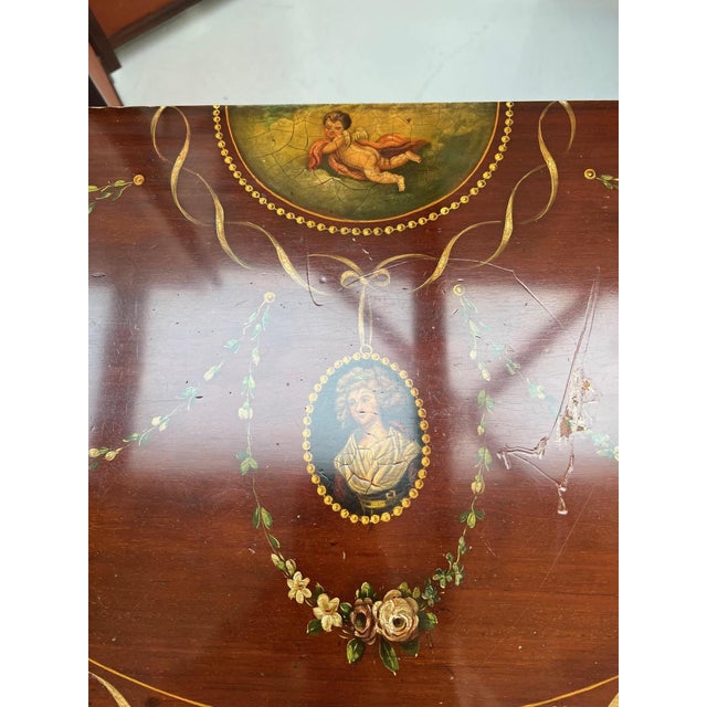 Antique Fold Over Games Table For Sale - Image 11 of 12