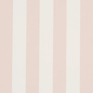 Schumacher Emma Stripe Wallpaper In Petal For Sale