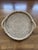 Terrific French 21” Woven Tray with Handles. Organic and textural. Not too heavy for it’s size. Charming piece. Iconic...