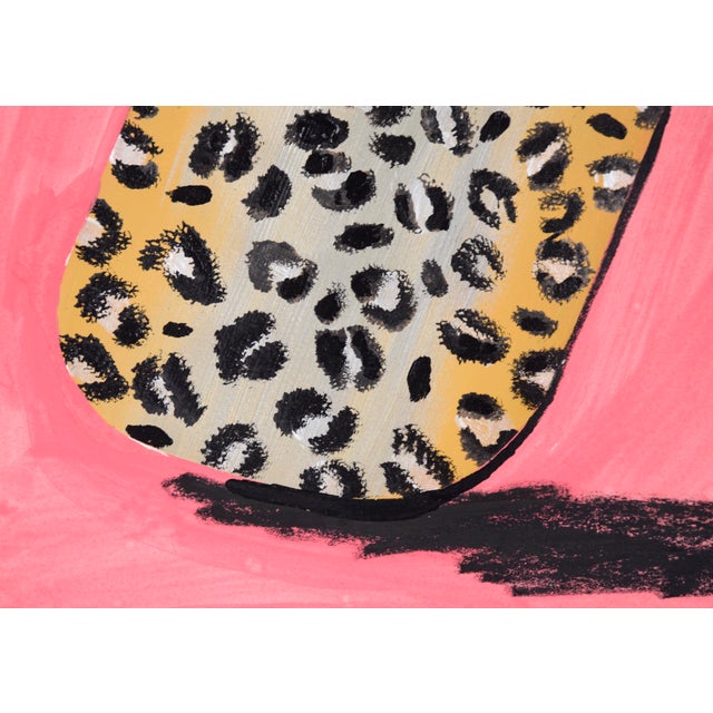 Paper "Leopard Skin Bulb Shovel With Watersilk Leopard Handle" - Pop Art For Sale - Image 7 of 7