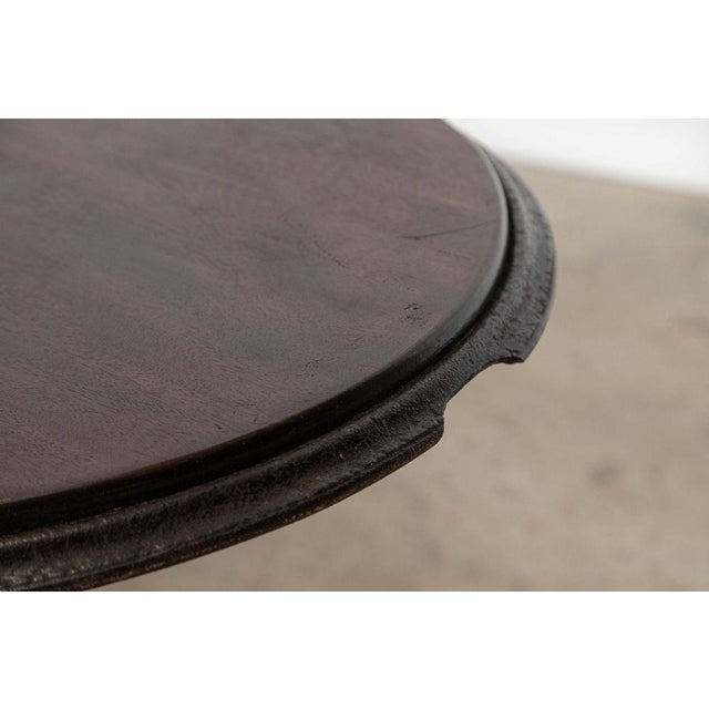 English Mahogany and Painted Cast Iron Tavern Tables, 1860, Set of 2 For Sale - Image 17 of 18