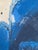 Cornflower Blue Abstract Blue Textured Wall Art For Sale - Image 8 of 9