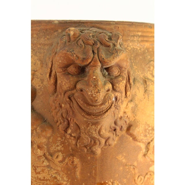 Circa 1798 - 1820 Davenport Terracotta Wine Cooler. W Satyrs, Grapes & Vines For Sale - Image 15 of 18