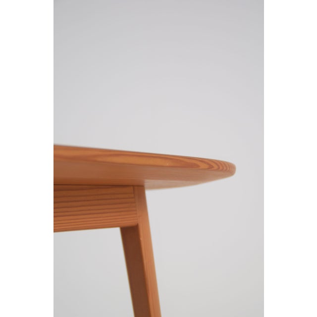 Wood Swedish Sparven Side Table by Carl Malmsten, 1950s For Sale - Image 7 of 9
