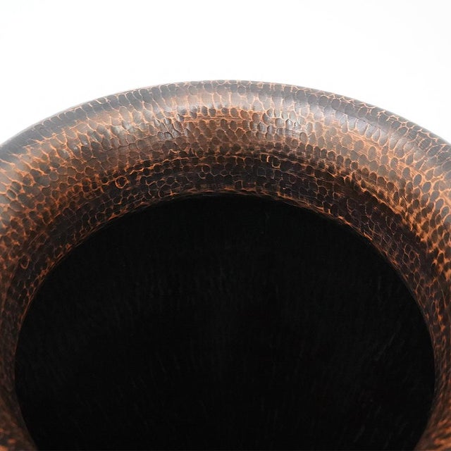 Metal Copper Umbrella Stand, 1930s For Sale - Image 7 of 13