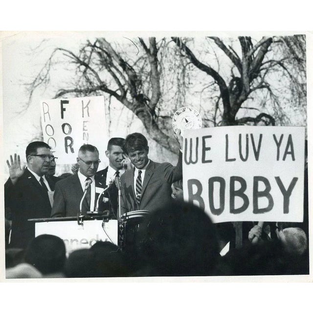 Robert Kennedy during his election campaign - Photo by Robert Grossman - 1968 1968 For Sale - Image 3 of 3