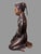 17" Cast Bronze Figural Kneeling Monk Statue Sculpture For Sale - Image 10 of 11