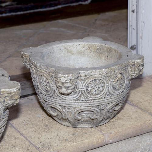 Baroque Style Mortar in Clay For Sale - Image 4 of 7