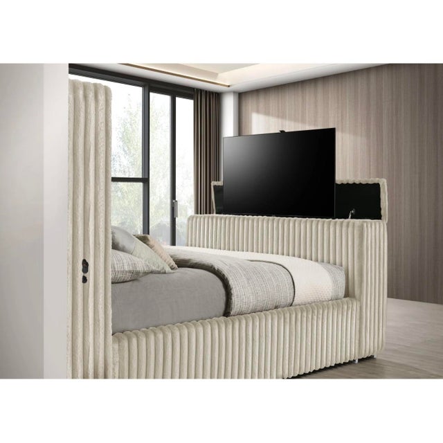 The Henley Collection delivers luxury, technology, and dramatic style in one statement bedroom set. This brand new 5-piece...