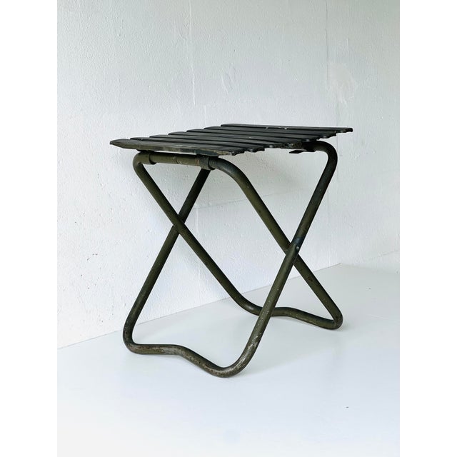Industrial Folding Metal Chair, 1970s For Sale - Image 10 of 18