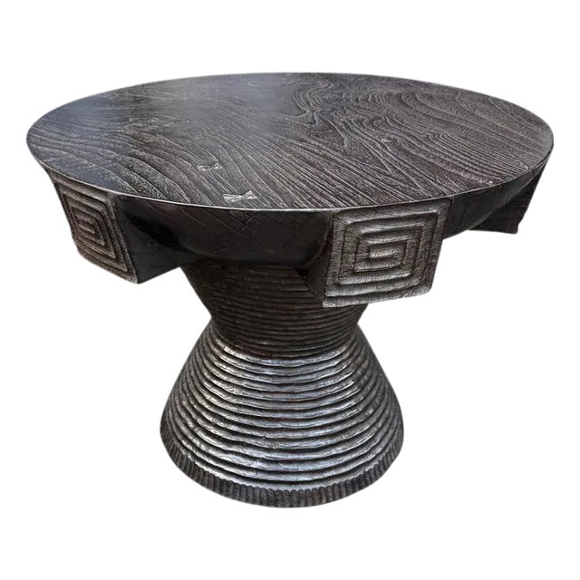 Andrianna Shamaris Impressive Century Old Side Table For Sale