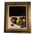 1970’s Original Still Life Painting Fruit on Cloth Framed Signed For Sale