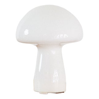Space Age Mushroom Milkglass Table Lamp, 1970s For Sale