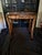 Wood 1920s Solid Oak Shou Sugi Ban Accent Table For Sale - Image 7 of 12