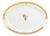 Large Oval Golden Basket Serving Platter in Porcelain from Royal Copenhagen, 1966 For Sale