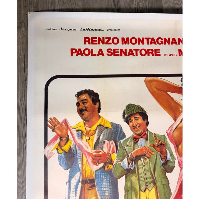 Le Trou Aux Folles, Hole of the Mad Queen's, Original Movie Poster, 1979 For Sale - Image 4 of 9