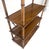 1970s Very Fine Faux Bamboo Mid Century Modern 6 Tier Oak Etagere Shelf Display For Sale - Image 5 of 12