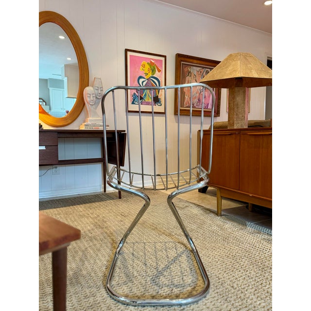 1960s A Space Age Italian Chair in the Style of Gastone Rinaldi, Circa 1970s For Sale - Image 5 of 12