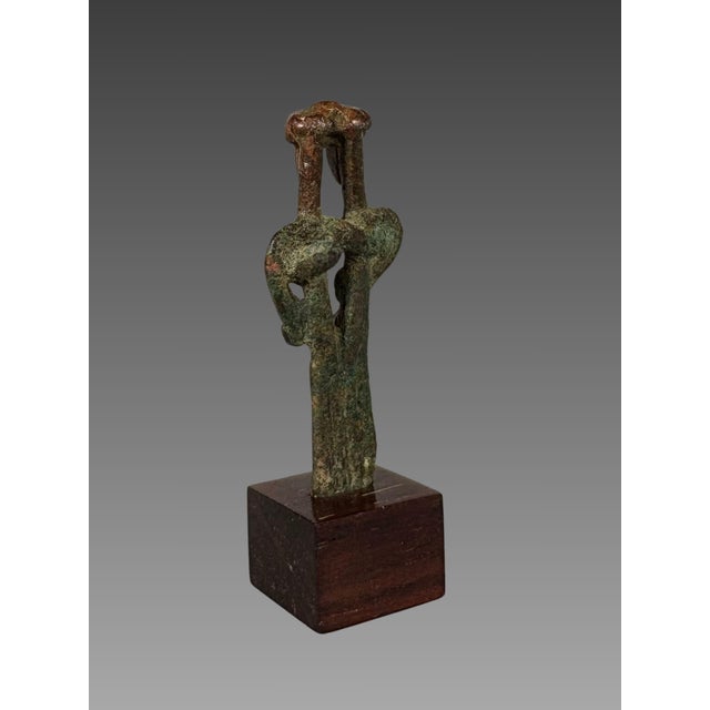 Idol Sculpture in Bronze For Sale - Image 5 of 7