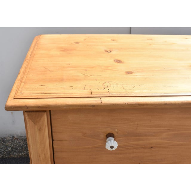 Pine Chest of Four Drawers, Hungary For Sale - Image 13 of 14