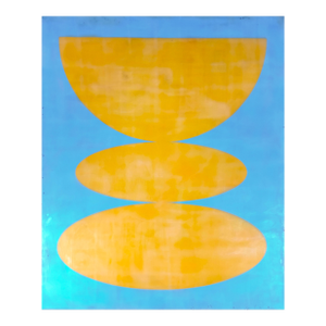 Original Encaustic Mixed Media Painting by Gina Cochran - "Colonel Mustard"