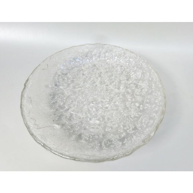 Ceiling Light in Brass and Ice Glass from Schröder & Co, 1970s For Sale - Image 11 of 18