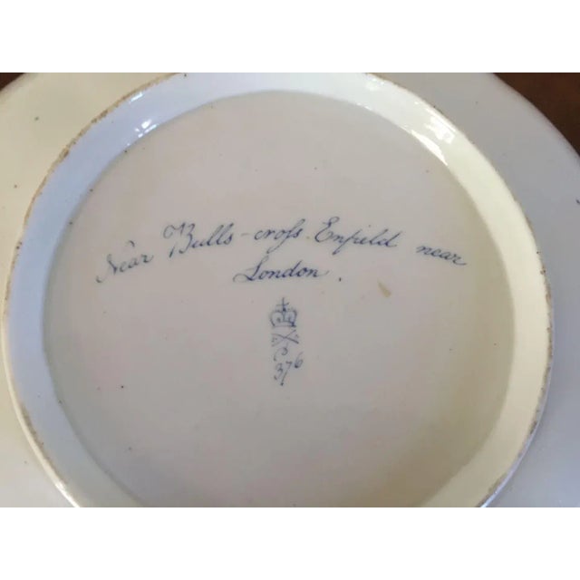 Red 1800s English Georgian Derby Porcelain Plate For Sale - Image 8 of 10