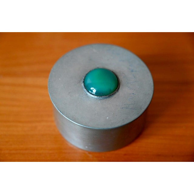 1960s Scandinavian Metal Jewelry Box, 1960s For Sale - Image 5 of 8