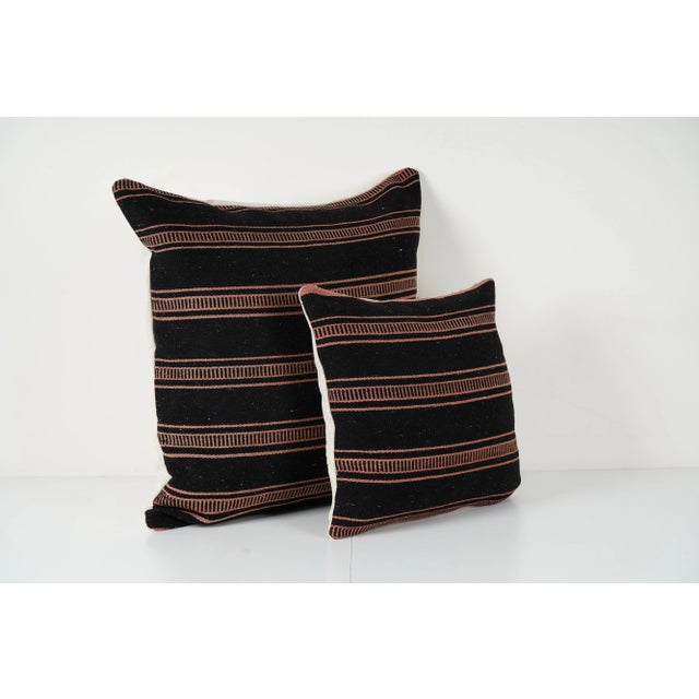 Handmade Turkish Rug Pillow Covers • Vintage Rug Decor Elevate your home decor with these exquisite 16""x 16" 24'' x 24''...