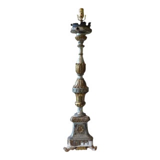 Early 20th Century Italian Pricket Lamp For Sale