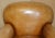 Late 19th Century Comfortable Pair of Antique Chesterfield Victorian Brown Leather Club Armchairs For Sale - Image 5 of 17