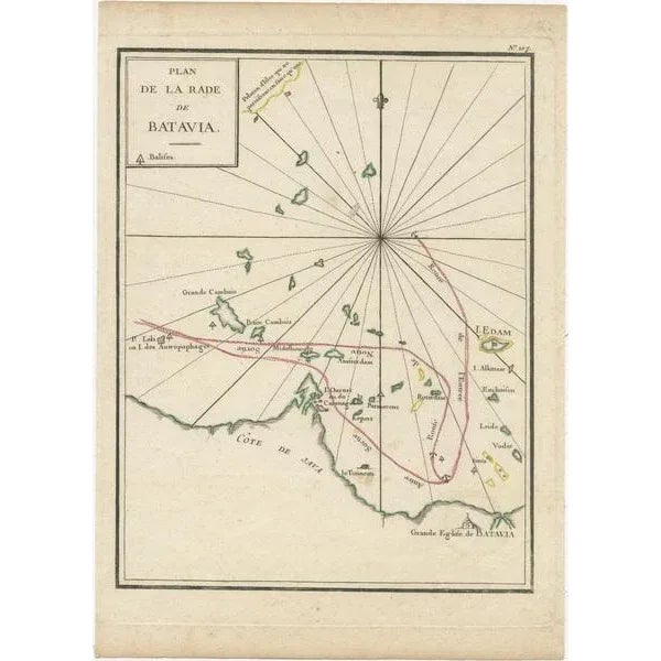 A single unfolded page border colored engraved map, printed no. 107 in top corner. This same map is found as plate 107 in...