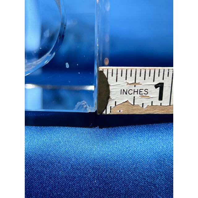 Modern Crystal Candle Holders Set of 3 Bombay Company For Sale - Image 6 of 8