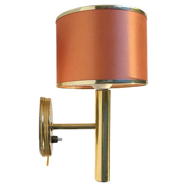 Vintage Danish Brass Sconce from Svend Mejlstrøm, 1970s For Sale