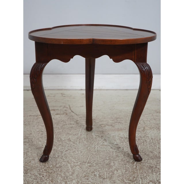 Age: Approx: 30 Years Old Details: Walnut Finish Fine Carved Details High Quality Construction Queen Anne Legs & Pad Feet...