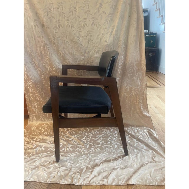 1960s Mid Century Modern Vintage wh Gunlocke Office Chair For Sale In Boston - Image 6 of 13