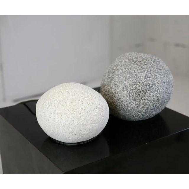 Resin Caillou Table Lamps, France, 1970s, Set of 2 For Sale - Image 11 of 18