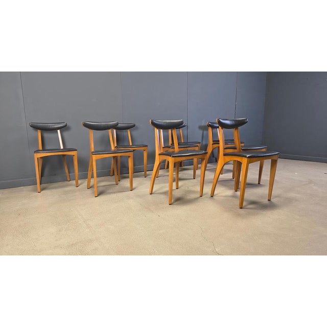 Mid-Century Belgian Dining Chairs, 1960s, Set of 10 For Sale - Image 12 of 17