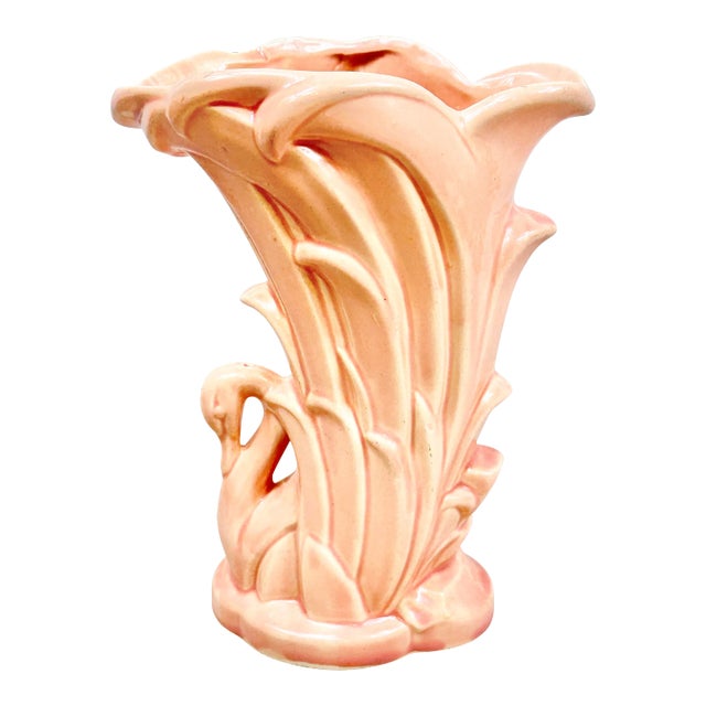 Vintage McCoy Swan Vase For Sale