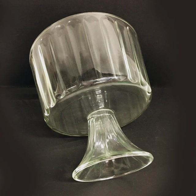 Traditional Vintage Glass Trifle Bowl For Sale - Image 3 of 4