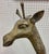 Brass Late 20th Century 54” Vintage Large Heavy Brass Detailed Giraffe Sculpture For Sale - Image 8 of 9