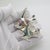 Handcrafted in Rome during the 1980s to 1990s by the renowned silver atelier Ottaviani, this pair of life size small...