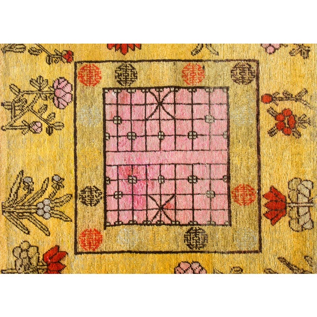 Early 20th Century Central Asian Samarghand Rug For Sale - Image 13 of 14