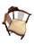 Ivory Antique Edwardian Mahogany Corner Chair, 1800s For Sale - Image 8 of 11