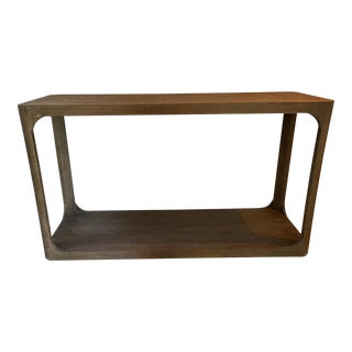 Restoration Hardware Martens Rectangular Console Table For Sale