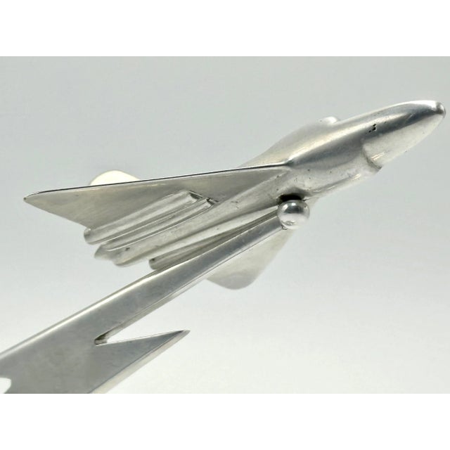 Art Deco Aluminium Desk Plane Miniature, 1930s For Sale - Image 4 of 13