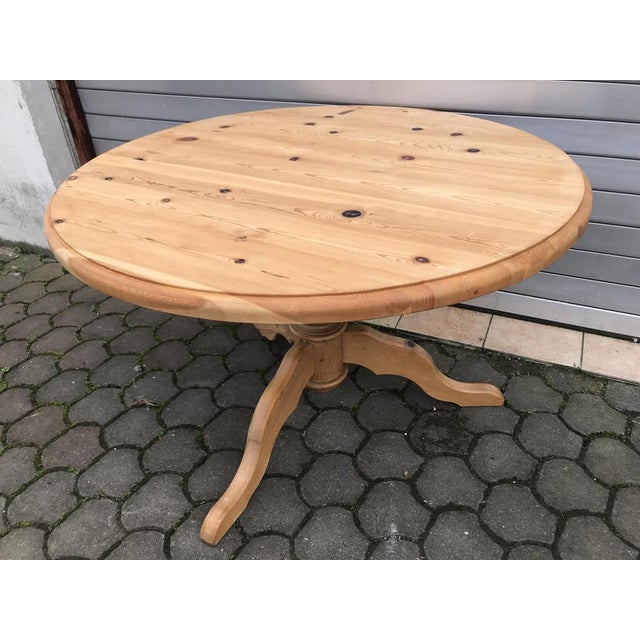 Light Yellow Vintage Table in Wood, 1970s For Sale - Image 8 of 18