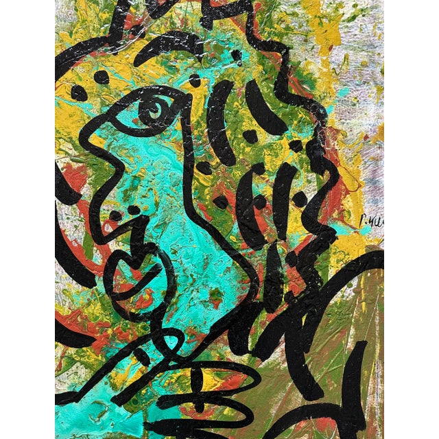 Paint Original Peter Keil Painting - Junge Wilde Collection For Sale - Image 7 of 10