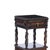 Furniture - Pair of bedside tables; in fine wood. Portuguese; 20th century in fine wood with a drawer and door. Marble...